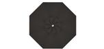 Toile de remplacement octogonale noire pour parasol de marché 9 pieds Treasure Garden