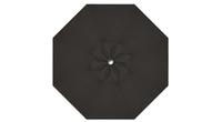 Black replacement canopy fabric for Treasure Garden 9 foot market umbrella