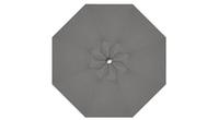 Toile de remplacement grise pour parasol de marché 9 pieds octogonal Treasure Garden