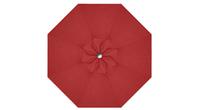 Red replacement canopy fabric for Treasure Garden 9 foot octagonal market umbrella