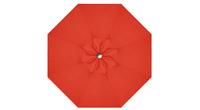 Red replacement canopy fabric for Promo HRK Patio 9 foot octagonal umbrella