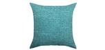 Turquoise blue 16 x 16 inch square outdoor cushion