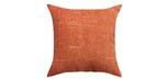 Orange Denim 16 x 16 inch square outdoor cushion