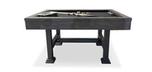 Table de bumper pool Majestic avec base noire et bandes grise