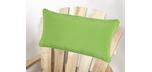Kiwi Lime green blue lumbar support or head pillow for outdoor Adirondack or patio chair