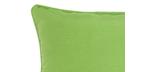Kiwi Lime green blue lumbar support or head pillow for outdoor Adirondack or patio chair