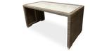 Joey Java Brown outdoor rectangular coffee table made by Ogni