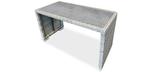 Joey Stone grey outdoor rectangular coffee table made by Ogni