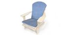 Made in Canada, Denim Blue Adirondack chair cushion
