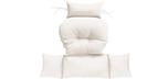 Veranda replacement Natural White cushion for outdoor hanging chair