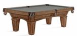 Brunswick Billiard Allenton 8 foot pool table in Rustic Dark Brown finish
