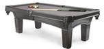 Ascot Black 7 foot pool table with real 1 inch slate and 25 year warranty