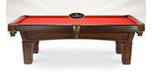 Ascot Walnut 7 foot pool table with real 1 inch slate and 25 year warranty