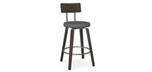 Esteban metal kitchen stool by Amisco