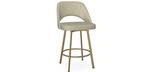 Scarlett metal pivoting seat kitchen stool by Amisco