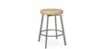 Skyla metal pivoting seat kitchen swivel stool by Amisco