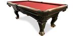 9 foot Majestic Pinnacle 2-tone black and walnut pool table