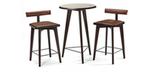 Mid Century Modern Sao Bento pub table and 2 bar stool set