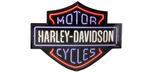 Harley Davidson simulated Neon Bar and Shield logo retro tin sign