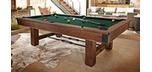 Brunswick Canton 7 foot pool table with natural slate and Black Forest finish
