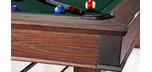 Brunswick Canton 7 foot pool table with natural slate and Black Forest finish