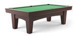 Brunswick Winfield 8 foot pool table with natural slate and Espresso finish