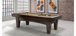 Brunswick Winfield 8 foot pool table with natural slate and Espresso finish