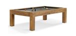 Brunswick Parsons 8 foot pool table pool table with genuine slate and Natural Dry Oak finish