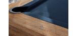 Brunswick Soho 8 foot pool table with natural slate and beautiful rich Nutmeg finish