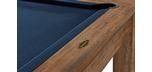 Brunswick Soho 8 foot pool table with natural slate and beautiful rich Nutmeg finish