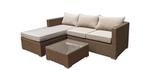 $499 ( Reg. $999 ) Floor model Amelia 3 piece modular outdoor patio sectional seating set