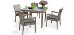 $999 ( Reg. $1699 ) Demonstrator showroom floor model Tuscany outdoor patio furniture dining table and chair 5 piece set