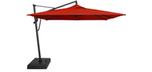 Parasol de jardin rouge 11.5 pieds carré AKZ Plus Treasure Garden avec tissu durable Sunbrella