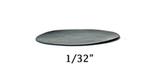 Neoprene plastic pool table leg shims, 3 inches x 1/32 inch, (50/pack)