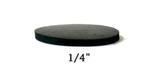 Neoprene pool table leg shims, 3 inch x ¼ inch, (25/pack)