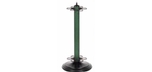 Metal Pool Cue Stand, green