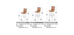 Nicholas Trica Swivel Stool for kitchen or bar