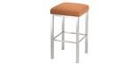 Day Trica Stool brushed steel finish, for kitchen or bar