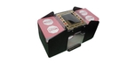 Battery operated automatic card shuffler for 4 decks